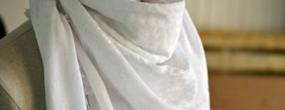 Keffieh palestinien original blanc