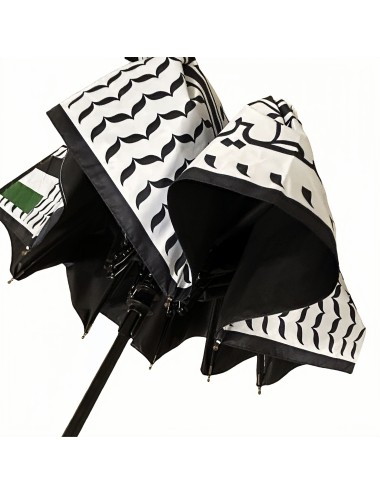 Parapluie keffieh palestinien : un accessoire engagé contre la pluie et l’oubli