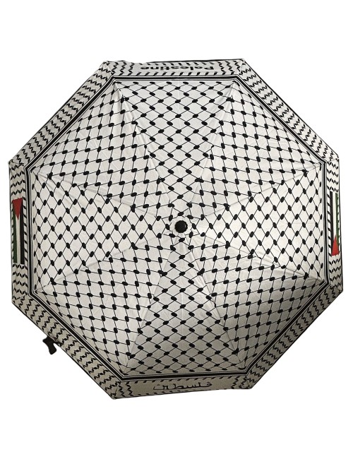 Parapluie keffieh palestinien : un accessoire engagé contre la pluie et l’oubli