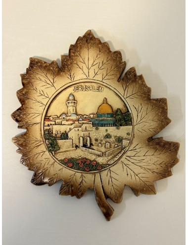 “Feuille de Jérusalem” – Sculpture murale en forme de feuille