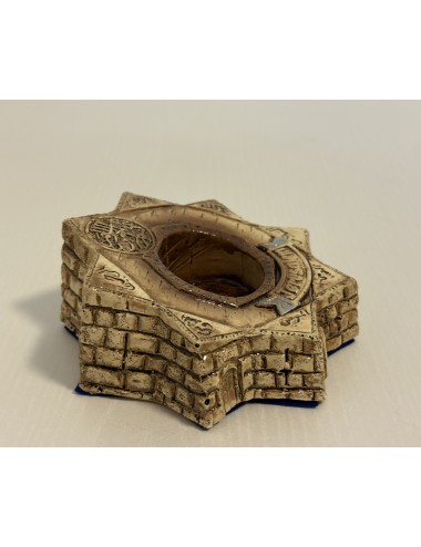 Bougeoir "Étoile cananéenne" – Céramique artisanale de Jérusalem