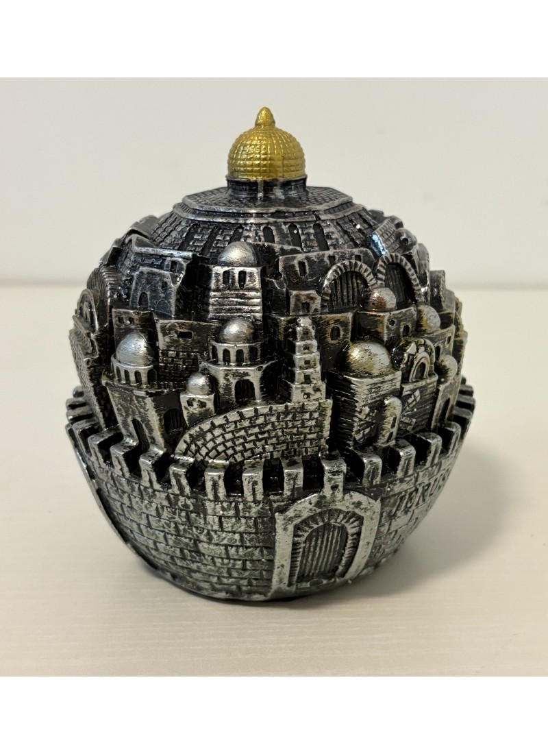 Bougie sculptée – Jérusalem en relief 3D  Hommage lumineux à la Ville Sainte