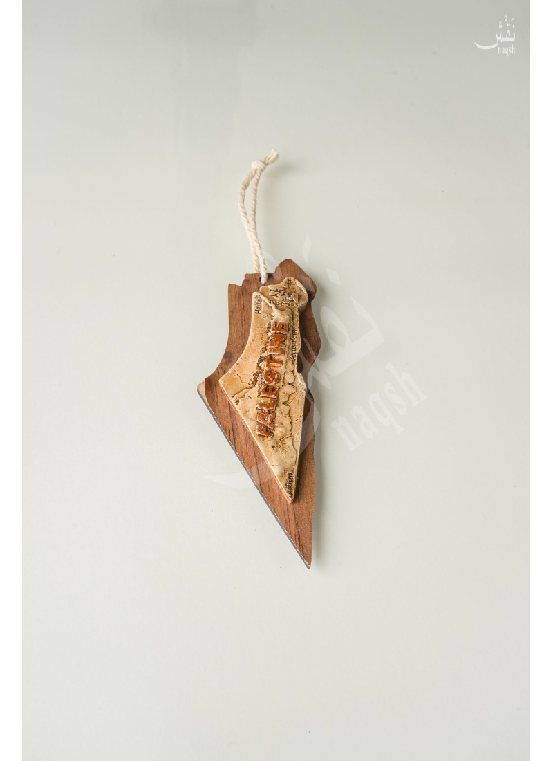 Pendentif mural "Jérusalem" en plâtre résiné – 10x10 cm