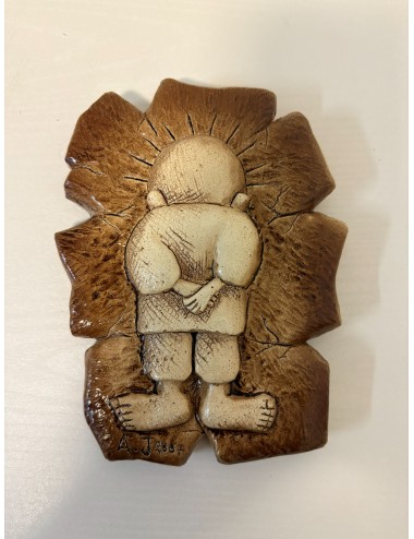 Handala – Plaque murale en plâtre résiné