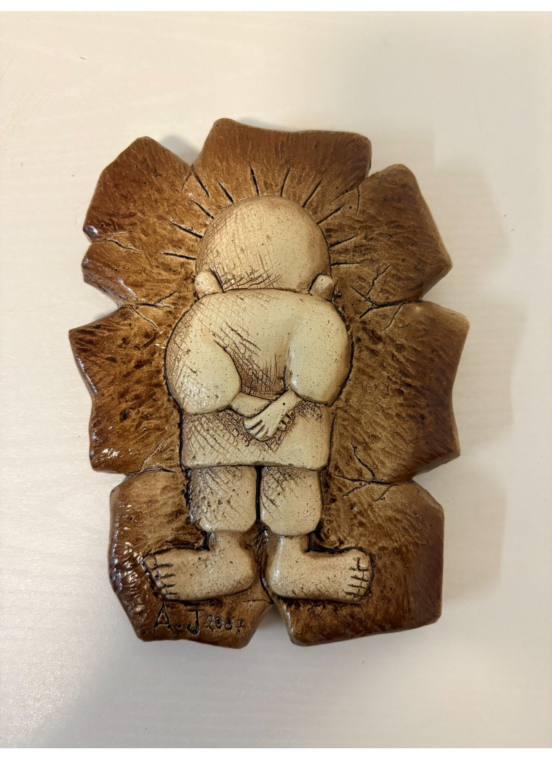 Handala – Plaque murale en plâtre résiné