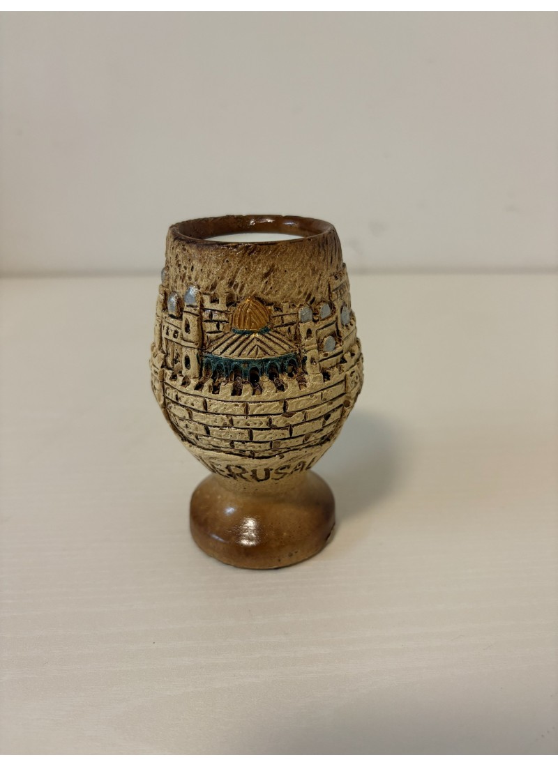 Bougeoir artisanal Jérusalem – Dôme du Rocher (résine sculptée)