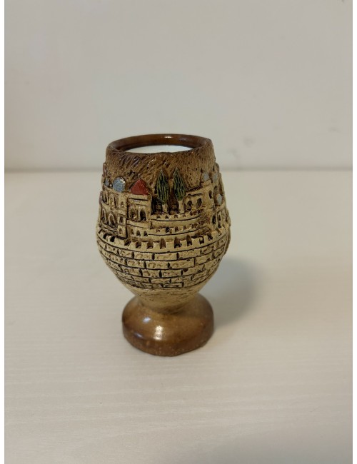 Bougeoir artisanal Jérusalem – Dôme du Rocher (résine sculptée)