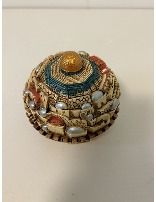 Dôme de Jérusalem – Sculpture artisanale en plâtre résiné