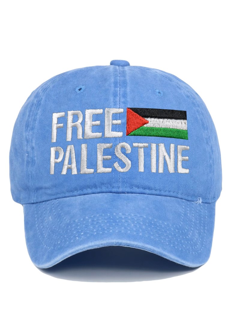 Casquette « Free Palestine » – 8 couleurs disponibles