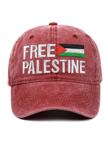 Casquette « Free Palestine » – 8 couleurs disponibles