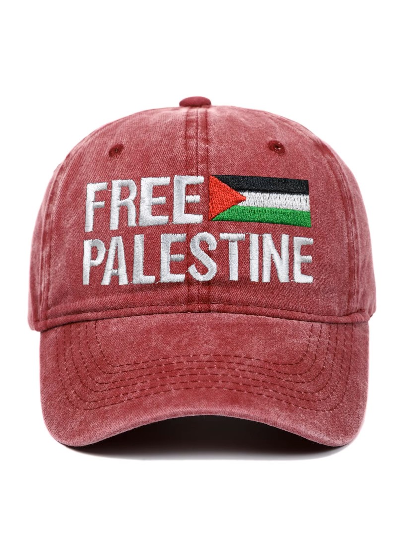 Casquette « Free Palestine » – 8 couleurs disponibles