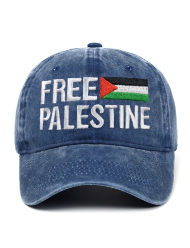 Casquette « Free Palestine » – 8 couleurs disponibles