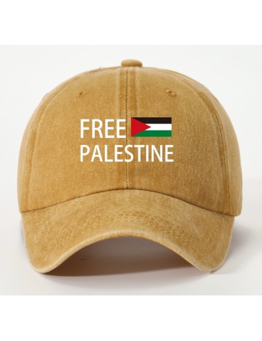 Casquette « Free Palestine » – 8 couleurs disponibles