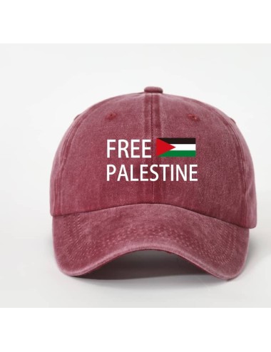 Casquette « Free Palestine » – 8 couleurs disponibles