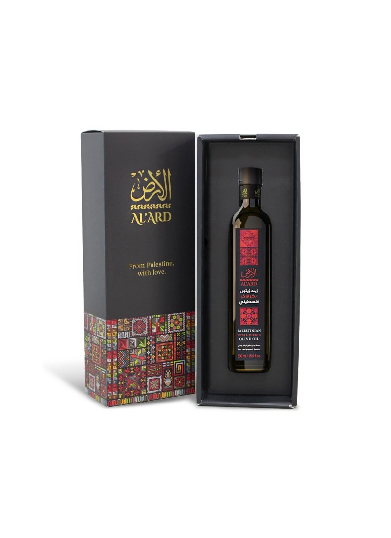 Coffret Cadeau Huile d’Olive Extra Vierge 500 ml – Palestine