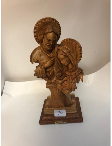Sculpture en Bois d’Olivier – Sainte Famille de Bethléem