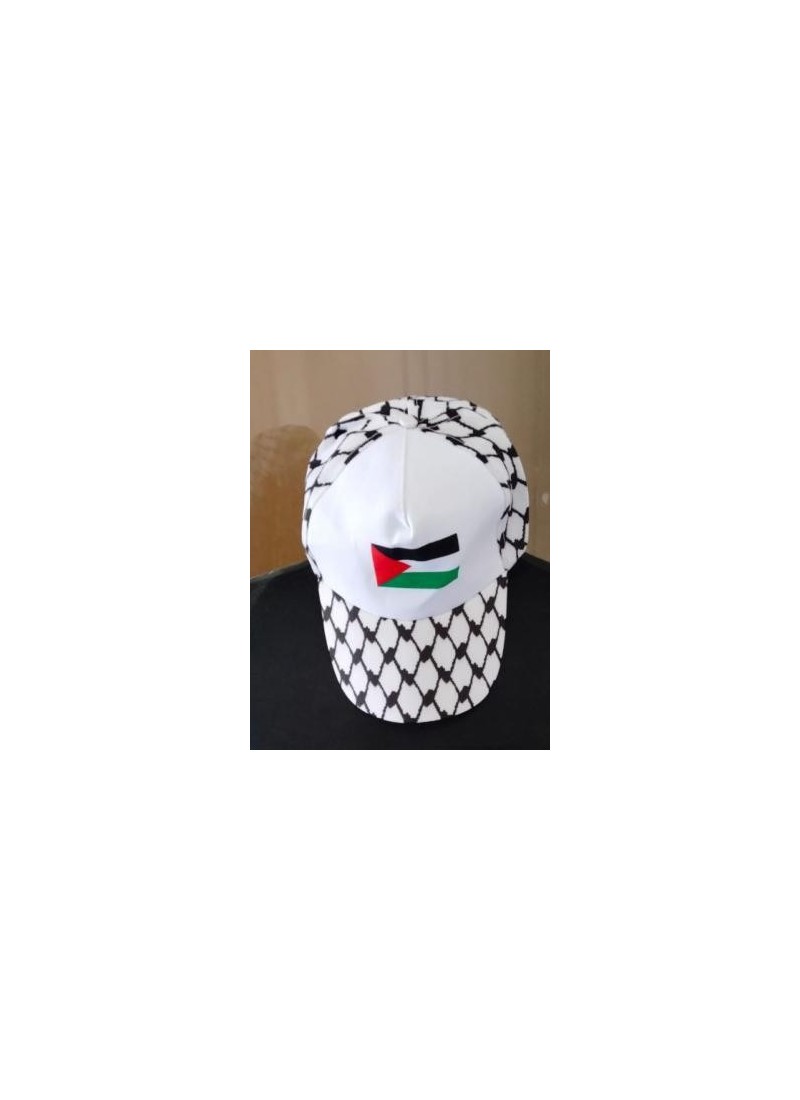 Casquette aux couleurs du keffieh palestinien