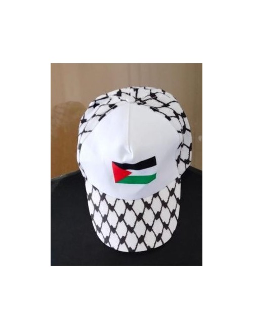 Casquette aux couleurs du keffieh palestinien