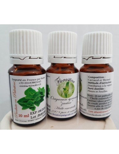 Huile essentielle d'Origanum syriacum (Zataar)