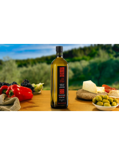 Huile d'olive extra vierge Al Ard en bidon de 2 L