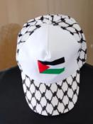 Casquette aux couleurs du keffieh palestinien