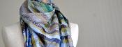 Keffieh palestinien Original Bleu couleurs