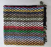 Keffieh palestinien Original noir briques multi-couleurs
