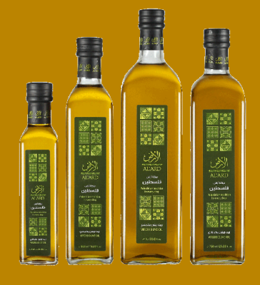 Huile d'olive vierge de Palestine - 250 ml, 500 ml, 1 l