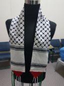 Keffieh palestinien Original Blanc briques couleurs